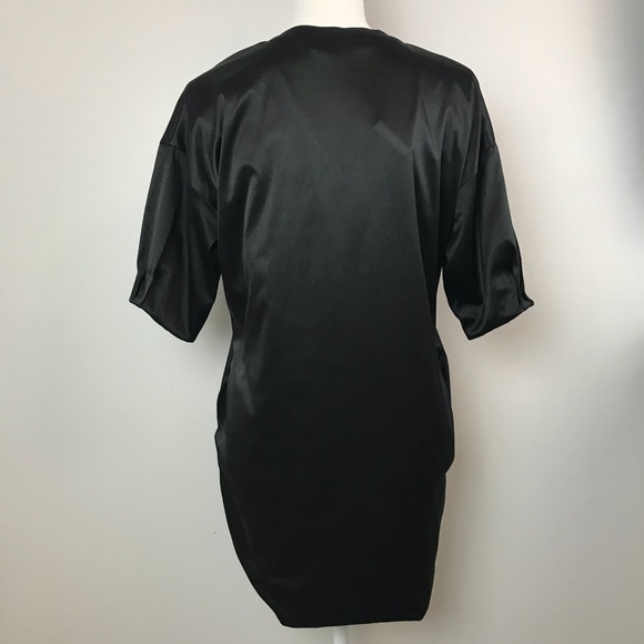 Schrotter Sacks Black Silky Tunic Top - Picture 6 of 8